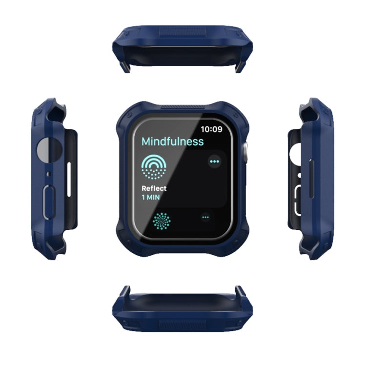 2-in-1 PC Apple Watch Case with Built-In Tempered Glass Screen Protector for Series 9/8/7 (41mm & 45mm)