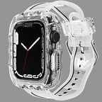 Shockproof TPU Apple Watch Band with Integrated Protective Case