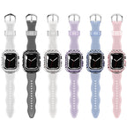 Shockproof TPU Apple Watch Band with Integrated Protective Case
