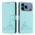 Premium RFID Leather Wallet Phone Case with Card Holder for iPhone
