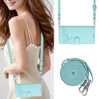 Premium RFID Leather Wallet Phone Case with Card Holder for iPhone