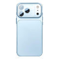 Frosted Acrylic Hybrid TPU Phone Case with Lens Protection for iPhone 17 Pro & Pro Max