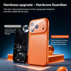 Frosted Acrylic Hybrid TPU Phone Case with Lens Protection for iPhone 17 Pro & Pro Max