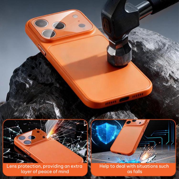 Frosted Acrylic Hybrid TPU Phone Case with Lens Protection for iPhone 17 Pro & Pro Max