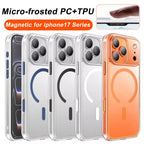 Frosted Magnetic Shockproof iPhone Case