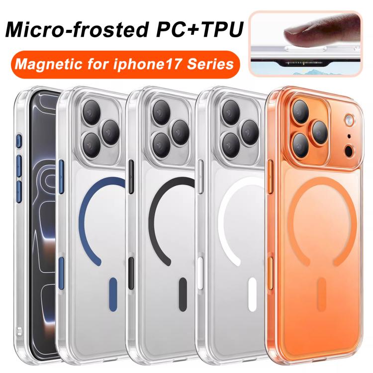 Frosted Magnetic Shockproof iPhone Case