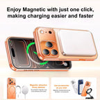 Frosted Magnetic Shockproof iPhone Case
