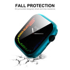 ENKAY Hat-Prince Electroplated TPU Apple Watch Case with Built-In Screen Protector for Series 9/8/7 (41mm & 45mm)