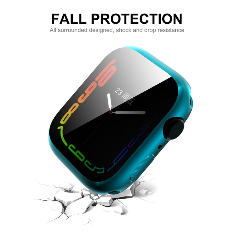 ENKAY Hat-Prince Electroplated TPU Apple Watch Case with Built-In Screen Protector for Series 9/8/7 (41mm & 45mm)