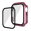 ENKAY Hat-Prince 2-in-1 PC Apple Watch Case with 9H Tempered Glass for Series 8/7 (41mm & 45mm)