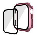 ENKAY Hat-Prince 2-in-1 PC Apple Watch Case with 9H Tempered Glass for Series 8/7 (41mm & 45mm)