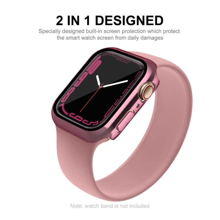 ENKAY Hat-Prince 2-in-1 PC Apple Watch Case with 9H Tempered Glass for Series 8/7 (41mm & 45mm)