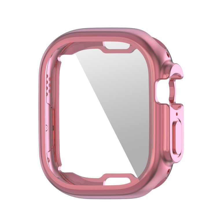 ENKAY Electroplated Soft TPU Apple Watch Ultra 3/2/1 Protective Case with Built-In Screen Protector (49mm)