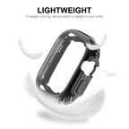 ENKAY Electroplated Soft TPU Apple Watch Ultra 3/2/1 Protective Case with Built-In Screen Protector (49mm)