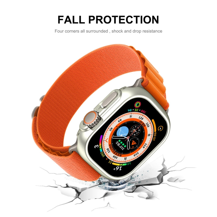 ENKAY 2-in-1 Apple Watch Ultra 3/2/1 49mm Protective Case with Built-in 9H Tempered Glass