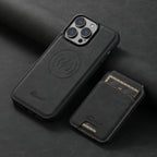 Suteni H16 Litchi Texture Leather Detachable Wallet Back Phone Case, For iPhone 12 Pro, For iPhone 17e / 16e