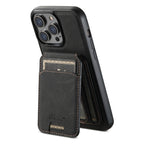 Suteni H16 Litchi Texture Leather Detachable Wallet Back Phone Case, For iPhone 12 Pro, For iPhone 17e / 16e