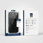 Premium Magnetic Frosted Case for iPhone 17 Pro Max – Smoke Black