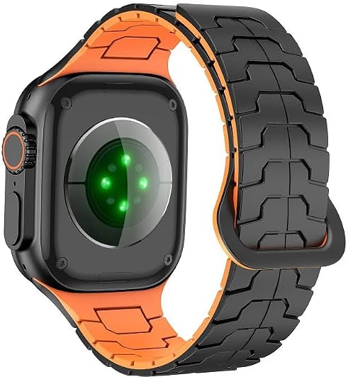 Magnetic Dragon Scale Silicone Apple Watch Band