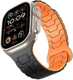 Magnetic Dragon Scale Silicone Apple Watch Band