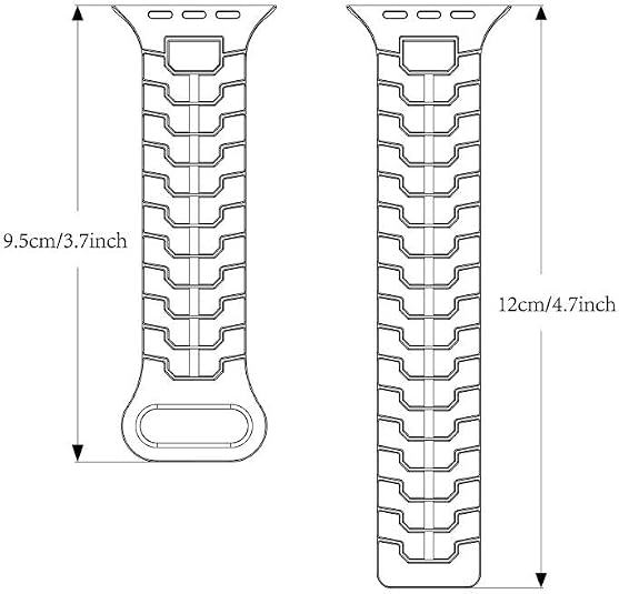 Magnetic Dragon Scale Silicone Apple Watch Band