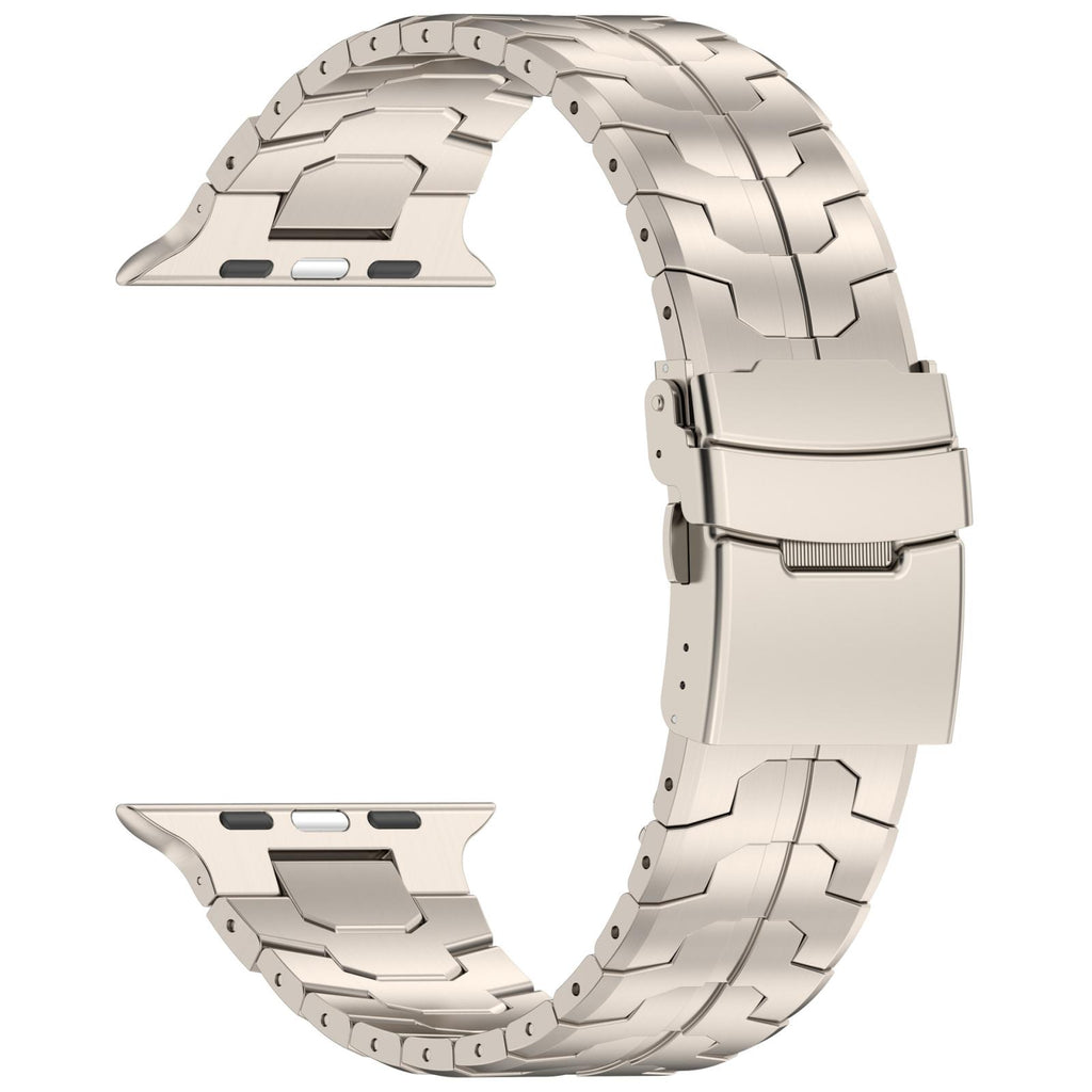 Premium Stainless Steel Apple Watch Band with Quick-Release Links – Silver